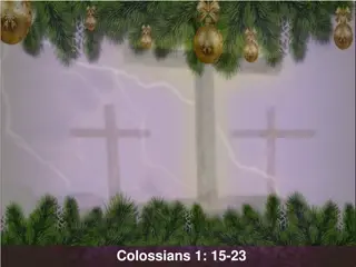 Unique Origin of Jesus According to Colossians - The Divine Revelation
