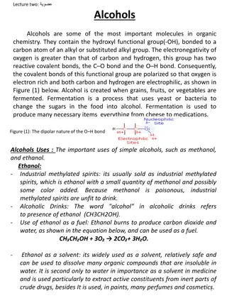 Understanding Alcohols in Chemistry and Their Effects on the Human Body