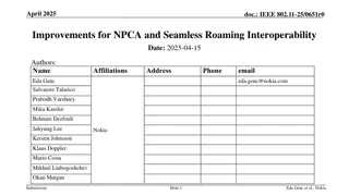 Enhancing IEEE 802.11 Roaming with NPCA and Seamless Interoperability