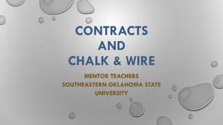 Mentor Teachers Program at Southeastern Oklahoma State University