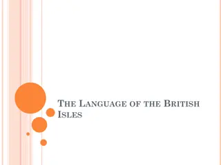 Evolution of Languages in the British Isles