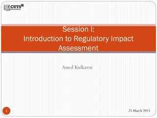 Introduction to Regulatory Impact Assessment: Key Elements and Significance