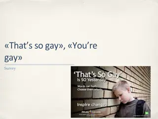 Impact of Expressions like 'That's So Gay' on the LGBTQ+ Community