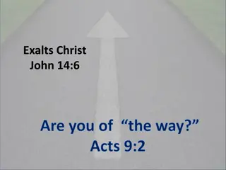 The Way of Exalting Christ and Facing Persecution