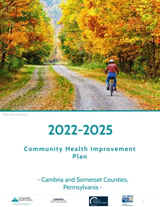 Community Health Improvement Plan for Cambria and Somerset Counties, Pennsylvania (2022-2025)