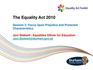 Addressing Prejudice and Discrimination in Educational Settings