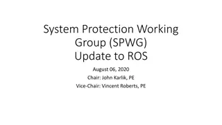 SPWG Update to ROS - System Protection Working Group Meeting Highlights