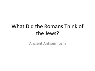 Romans' Views on Jews | Ancient Antisemitism Unveiled
