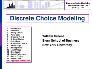 Aggregate Share Data Modeling: BLP Insights and Analysis