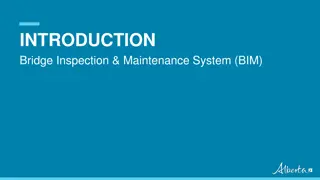 Bridge Inspection Maintenance System Overview