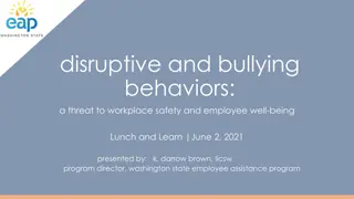 Understanding Workplace Disruptive Behaviors and Their Impact