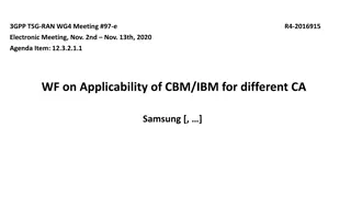 Understanding CBM and IBM Applicability for FR2 Inter-Band CA Configurations