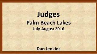 Biblical Stories of Judges, Tribes, and Closing Chapters