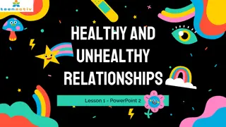 Recognizing Healthy and Unhealthy Relationships - Lesson Insights