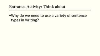 Importance of Sentence Variety in Effective Writing