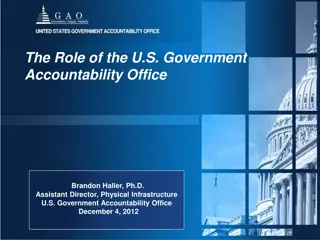Overview of the U.S. Government Accountability Office Functions and Structure