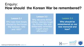 Honoring the Legacy of the Korean War: A Memorial Design Exploration