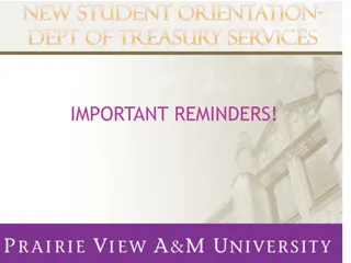 Important Reminders for Tuition and Fee Payment at PVAMU