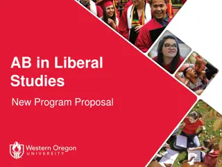 Innovative Proposal for Adult Learners in Liberal Studies Program