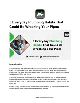 5 Everyday Plumbing Habits That Could Be Wrecking Your Pipes