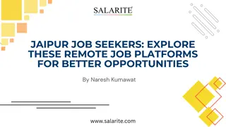 Jaipur Job Seekers Explore These Remote Job Platforms for Better Opportunities