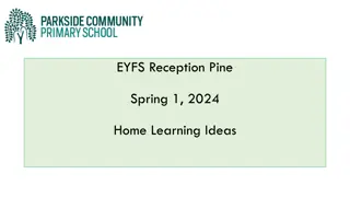 EYFS Reception Pine Spring 1 (2024) Home Learning Ideas