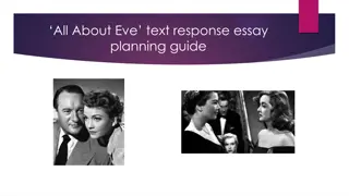Analyzing Deviousness in 'All About Eve' Male Characters