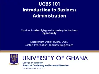 Understanding Business Opportunities: Key Factors and Assessment