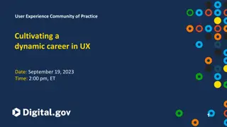 Cultivating a Dynamic Career in User Experience Community of Practice