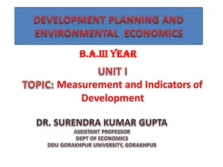 Understanding Economic Development Measurement Methods