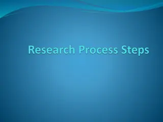 Effective Research Process Steps for Generating Valuable Knowledge