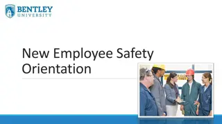 Employee Safety Orientation at Bentley Campus