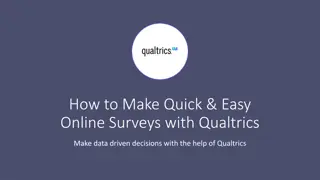 Effortless Online Survey Creation Using Qualtrics for Data-Driven Decisions