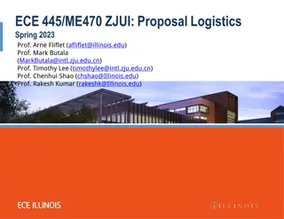 Spring 2023 ECE 445 ME470 ZJUI Proposal Logistics
