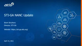 STI-GA NANC Update & SHAKEN Framework Developments April 2021