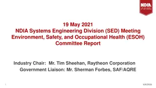 Systems Engineering Division Meeting Highlights and Committee Updates
