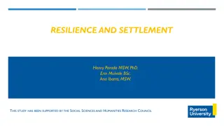 Exploring Resilience and Settlement in Canadian Society