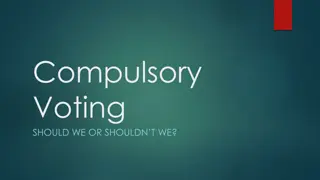 Debate on Compulsory Voting: Arguments For and Against in the United States