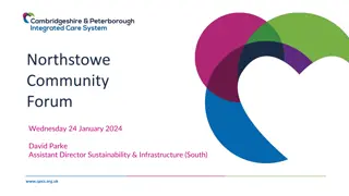 Health Care Services and Infrastructure in Northstowe Community Forum