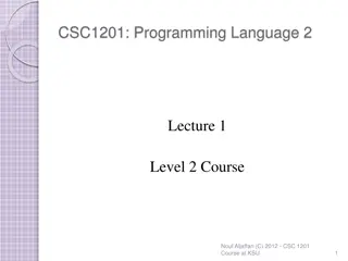 Introduction to C++ Programming Language Basics