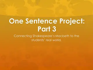 Connecting Shakespeare's Macbeth to Real-World Reflections