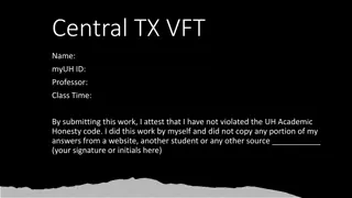 Academic Integrity and Question Analysis in Central TX VFT