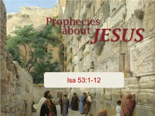 Fulfillment of Prophecies in the Cross