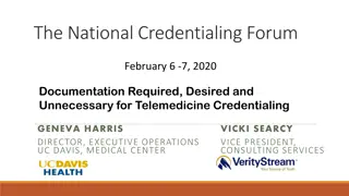 Telemedicine Credentialing Overview & Best Practices