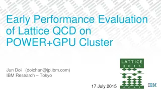 Early Performance Evaluation of Lattice QCD on POWER+GPU Cluster