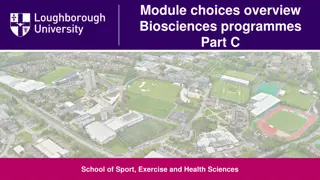 Choose Your Human Biology Modules Wisely for Successful Studies