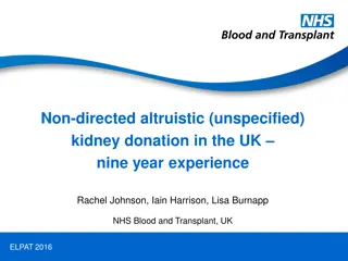 UK Altruistic Kidney Donation Trends & Data Insights