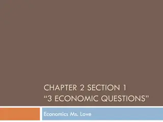 Understanding Economic Questions and Systems