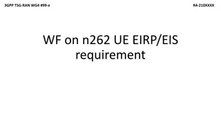 EIRP/EIS Requirements for UE and GTW Agreements