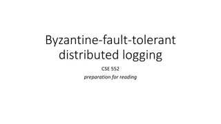 Fault-Tolerant Distributed Logging for Byzantine Behavior Detection